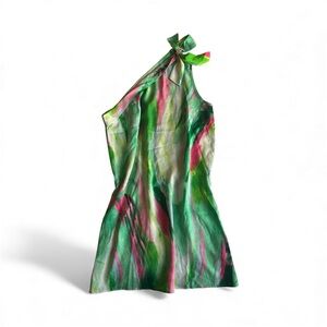 SHEIN Multicolor One-Shoulder Dress